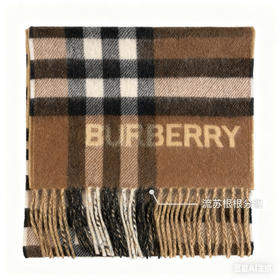 Bur秋冬羊绒格纹围巾！