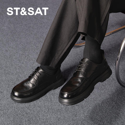 星期六男士英伦绅士风商务正装皮鞋SSD3122036 商品图1