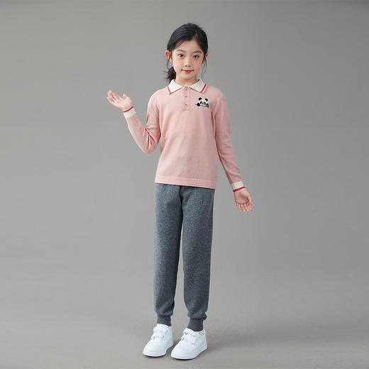 🎁【满赠活动】MOKA莫卡·奇趣萌宠系列-POLO领三粒纽扣套头衫 商品图2