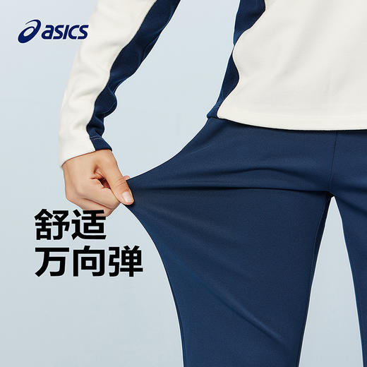 ASICS/亚瑟士童装25年冬季女童运动慢跑裤吸湿排汗舒适保暖长裤 商品图0