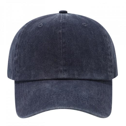 纯棉水洗帽成人可调节金属调扣六片帽棒球帽鸭舌帽2020-1 商品图3