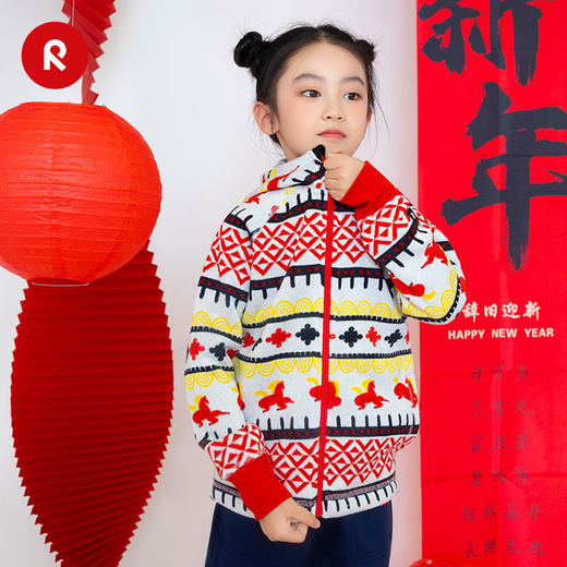 芬兰reima男女孩中大童外套2026新年款抓绒保暖舒适运动开衫卫衣 商品图2