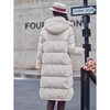 红念奶白色鹅绒连帽羽绒服女长款面包服冬季2025新款高端冬装外套 商品缩略图2