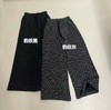 GZ复古宽松加绒直筒豹纹长裤(LH)-168793796 商品缩略图1