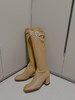 1210-1 渠道货 免带品 Miu弹力羊皮 粗跟长靴 商品缩略图9