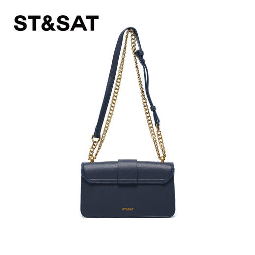 星期六蓝色蝴蝶绣线单肩包SSC521R00S 商品图2