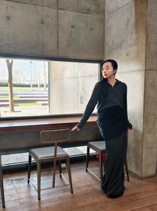 【12.11上新】2色拉*劳*修身绞花全拉链针织衫·LSQ 商品图5