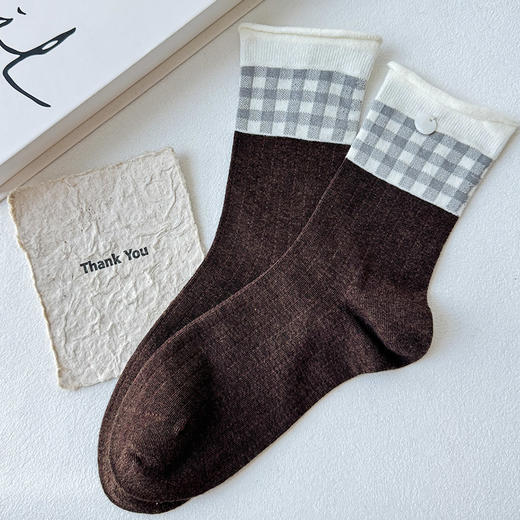 基础-简约暖棕轻甜袜-纪念日百货门店同款168148498 商品图3