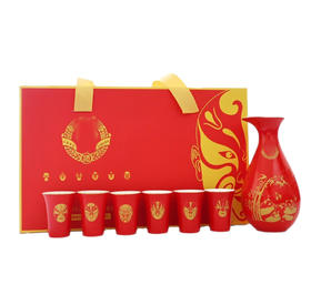 脸谱酒具一壶六杯