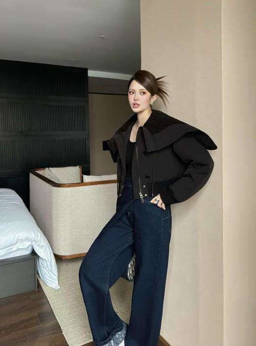 迪奥 25秋冬新款 大翻领短款外套(TM) 商品图2