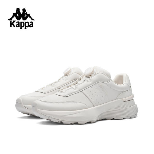 Kappa 背厚底运动休闲鞋男女系带老爹鞋百搭户外跑步鞋子K0GW5MM54 商品图1