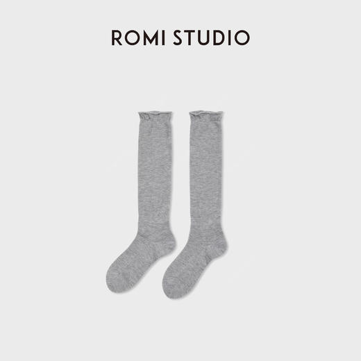 ROMI STUDIO绵羊毛骆驼绒混纺亲肤软糯简约百搭长筒袜 RWCLP37251 商品图0