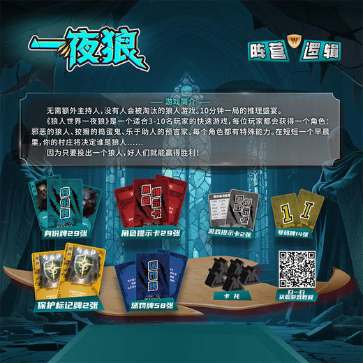 K144狼人世界一夜狼桌游-纪念日百货门店同款168099008 商品图2