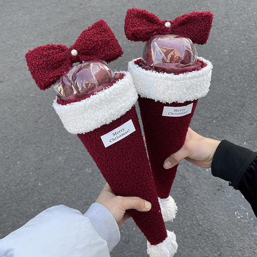 【精美时尚❗️打造惊喜感】针织拼接包装布圆形小香风花束手工diy包装材料鲜花资材。jb 商品图0