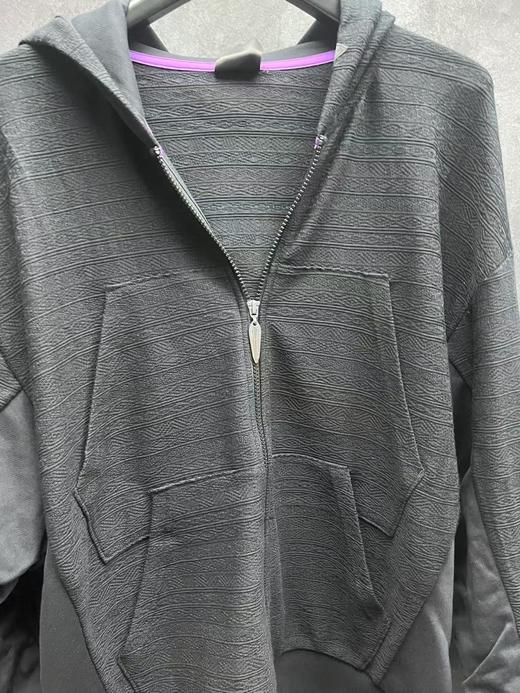 安踏SV|欧文系列25年新款针织轻便宽松运动休闲连帽外套172531702V【库存有限，如无货将做退款，介意慎拍！】 商品图2