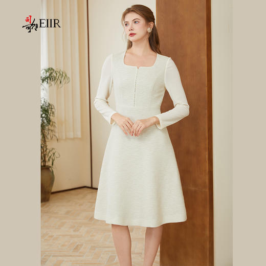 司歌轻奢重磅工艺外套+连衣裙套装真两件套收腰TO921145X 商品图1