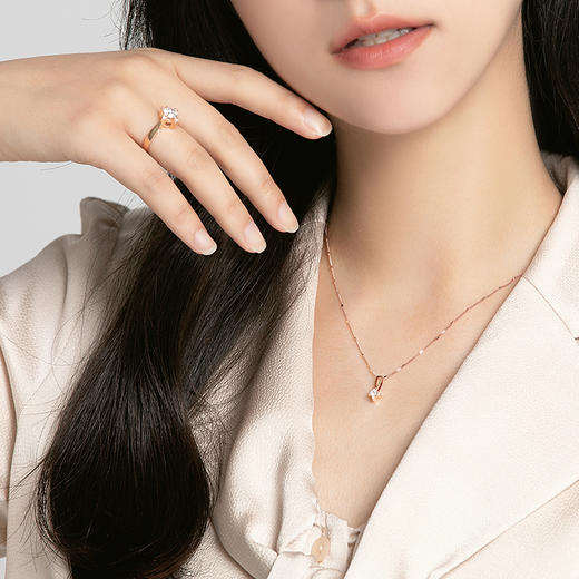 ［东方爱意］18K金钻石戒指#闪亮 商品图7