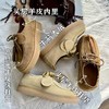 头层羊皮袋鼠鞋2026春季新款真皮运动鞋休闲小白鞋女平底德训鞋女 商品缩略图0