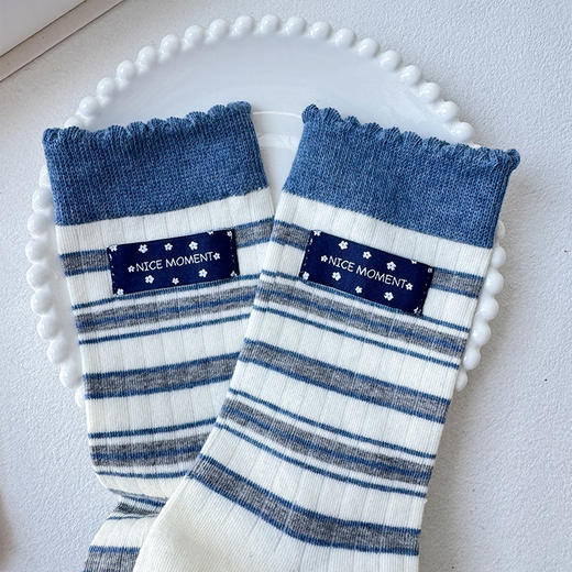 基础-简约韩系中筒袜-纪念日百货门店同款168100064 商品图5