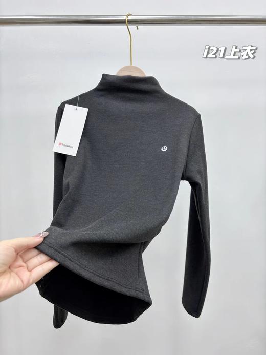 D121006一包2件装！2025新款半高领小蛮腰拉绒磨毛打底衣 商品图3