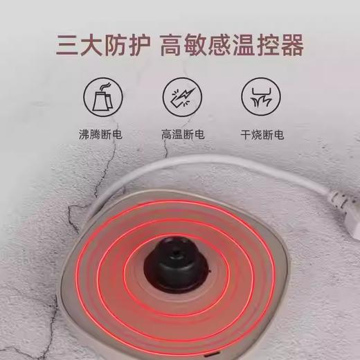 酒店专用bowei泊为电热水壶BW361家用开水壶民宿宾馆304不锈钢 商品图2