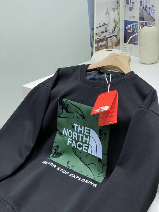 D121003秋冬季新款男女情侣针织加绒款圆领卫衣 商品图9