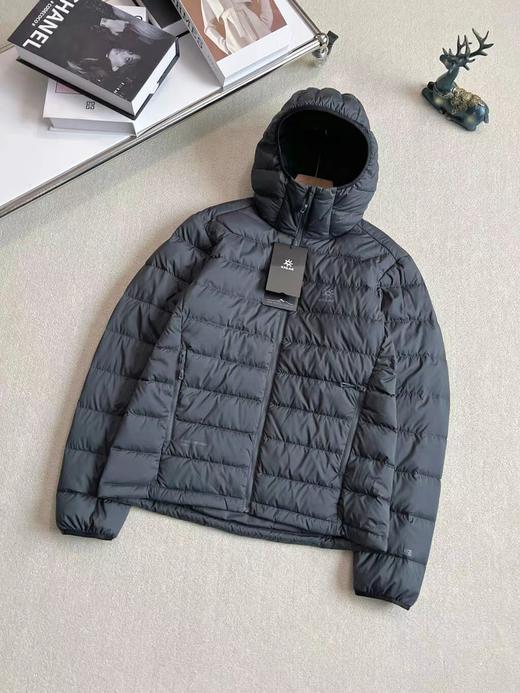 D121013冬季男女户外旅行蓬松保暖连帽轻薄羽绒服 商品图5