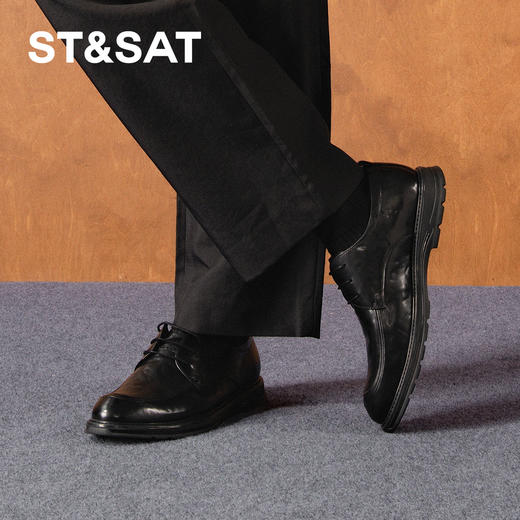 星期六男士英伦绅士风格正装商务皮鞋SSD3122031 商品图1