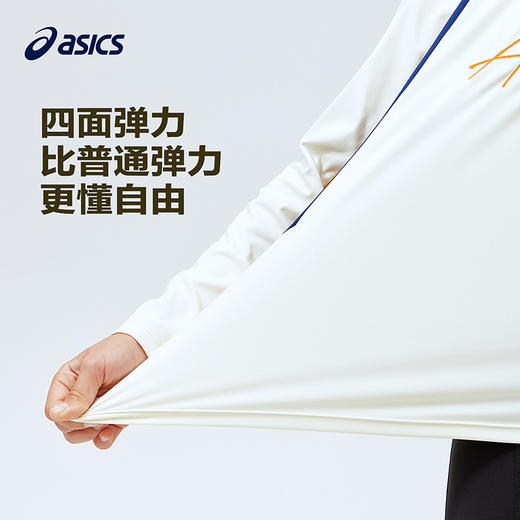 ASICS/亚瑟士儿童2026年新款半高领长袖撞色复古速干T恤舒适百搭 商品图2