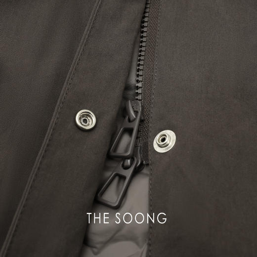 THESOONG|"三种穿法"极简慵懒风95白鹅绒无缝直绒锁温羽绒服F8375 商品图2