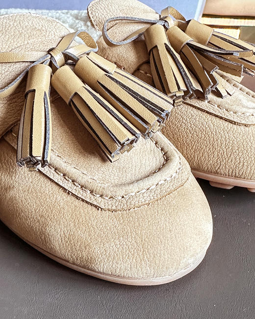 现货 THS-限时 霍根家 女款休闲毛毛拖鞋 H693时尚穆勒鞋 2色 BZ1277 商品图5