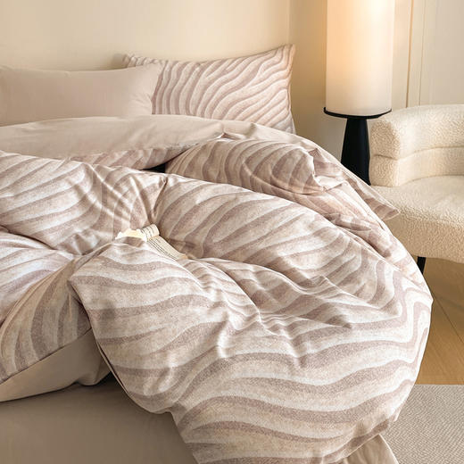 裸感亲肤~秋冬全棉加厚轻磨毛床上四件套 陶瓷磨毛纯棉触肤即暖 锁温暖绒床单被套 商品图10