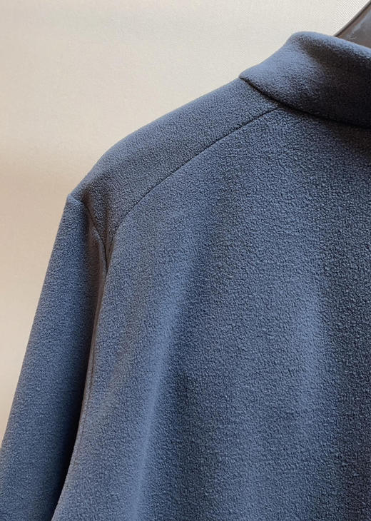 1210-6 韩国单 两棵树 男士半拉链抓绒保暖上衣 176/146穿105宽松舒适 商品图11