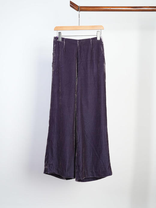 X&F258427K-T丝绒裤子 商品图0