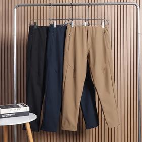 冬季新品，户外男士休闲加绒软壳长裤(平替款