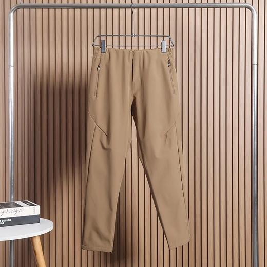 冬季新品，户外男士休闲加绒软壳长裤(平替款 商品图3