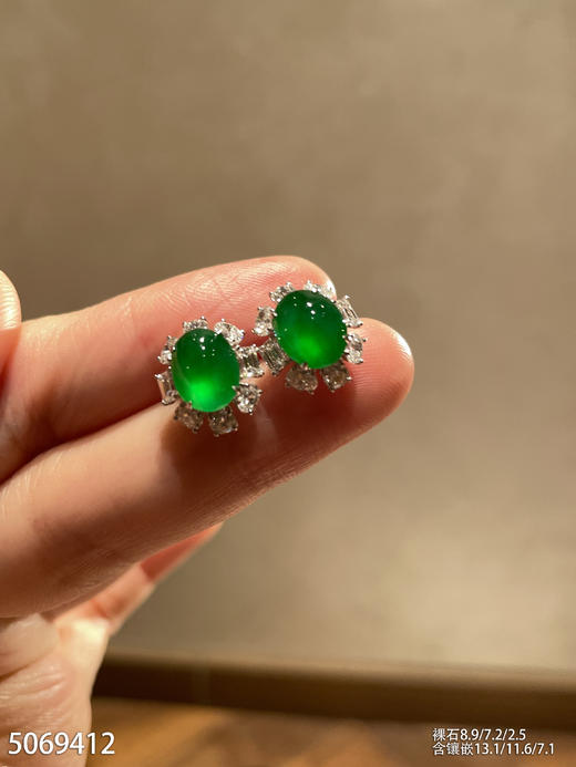 蛋面耳钉【5069412】具体价格微信咨询 商品图2