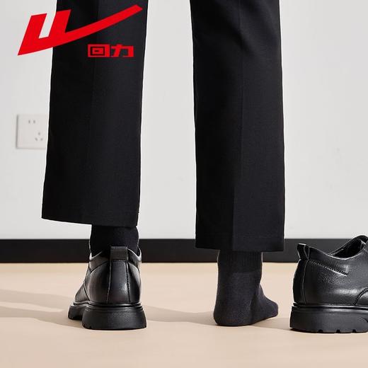 回力皮鞋男2025新款秋季男士厚底英伦风商务正装皮鞋结婚新郎鞋子 商品图6