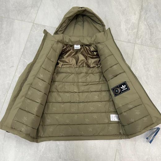 D121012精典款三条杠棉服冬季百搭简约款小logo情侣面包服 商品图7