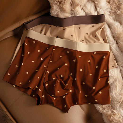 XN-ML899  【1条】60S莫代尔潮流印花男士内裤10A艾草抗菌男生平角内裤 商品图1