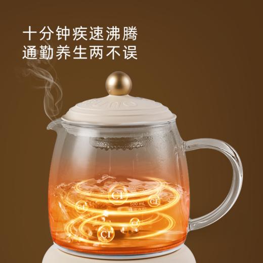【生活好物丨bRUNO烛光养生壶800ML】升级钛发热盘，长期使用不易生锈结水垢，全盘均匀加热，烧水速度快，6大专业程序，800ml大容量，24H贴心保温，一壶多用，通勤养生更全面 商品图5