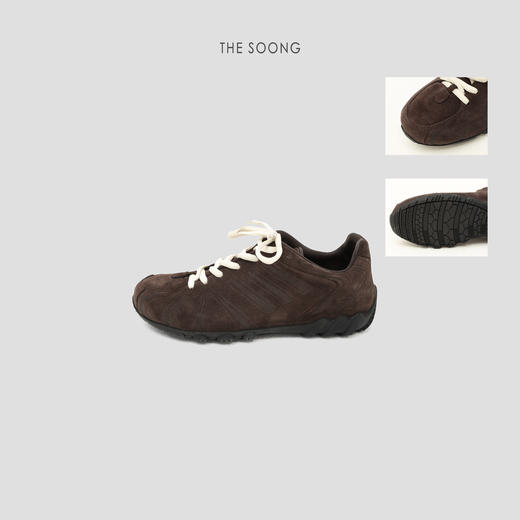THESOONG|新品复古高丝光牛京柔软内羊皮时尚百搭系带休闲鞋HWXZ8292 商品图5