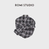 ROMI STUDIO“复古格调”撞色格纹棉质宽松舒适翻领衬衫RWDSSY1740 商品缩略图2