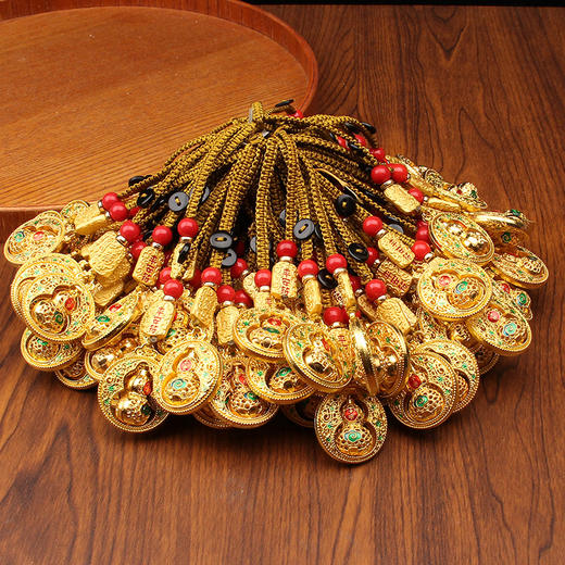 【匠心设计❗️吉祥福禄】创意平安葫芦福字钥匙扣汽车钥匙挂饰挂件男女款式福禄礼品钥匙链。jb 商品图1