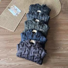 D121024户外通勤轻薄羽绒棉服男款轻量保暖不臃肿连帽外套