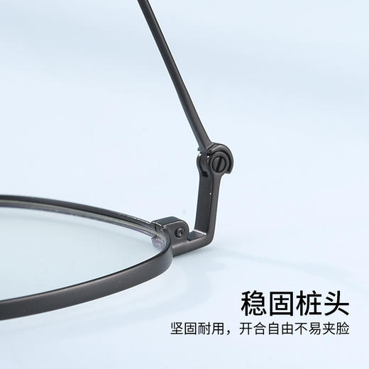 普莱斯光学镜框B8561  经典全框 半钛材质 舒适鼻托 稳固桩头 复古休闲 三色可选 商品图3