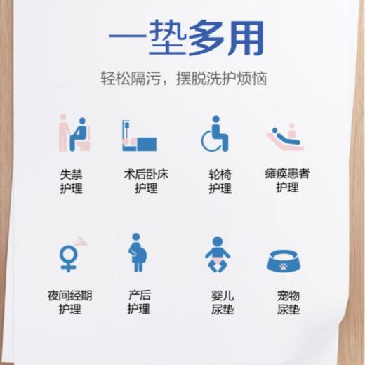 安而康 纤薄护理垫卫生垫 (60*90cm) L大码10片装 商品图5