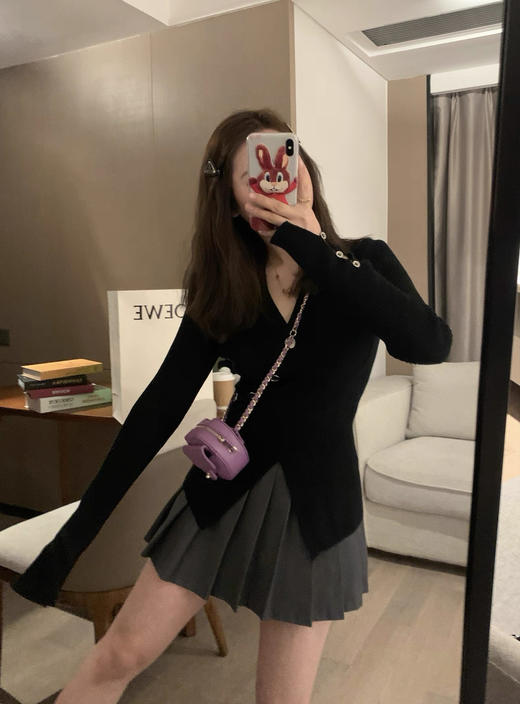 <曾小咸推荐>不规则交叉针织衫 日常129.99 立减60 前600单秒杀69.99！！【预售款，预计3-15天发货】 商品图11