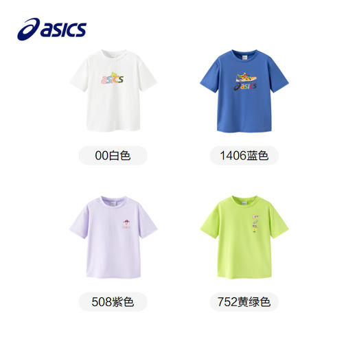 ASICS/亚瑟士童装2024儿童夏季奥运Ip趣味短袖T恤吸湿速干运动T恤 商品图4