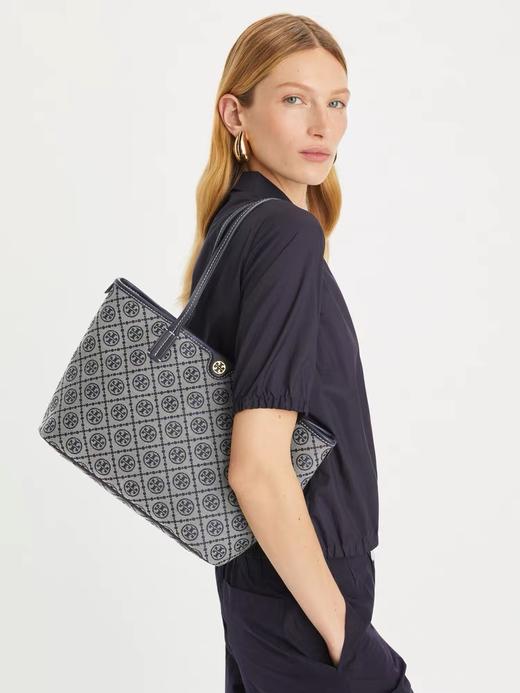【品牌授权】Tory Burch TB托特包monogram帆布老花子母包手提印花新款女大购物袋 商品图3
